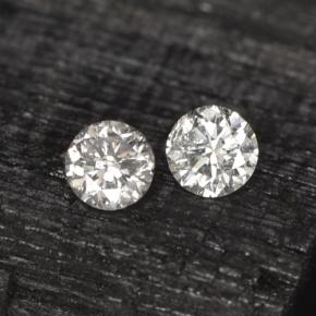 Diamante naturale bianco da  ct, taglio rotondo, VS