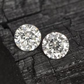 Diamante naturale bianco da  ct, taglio rotondo, VS