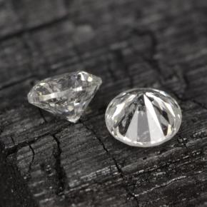Diamante naturale bianco da  ct, taglio rotondo, VS