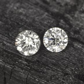 Gemme di Diamante Bianco naturale da  ct, Taglio rotondo, VS