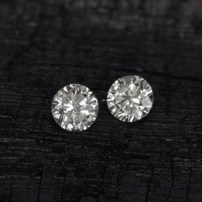 Diamante naturale bianco da  ct, taglio rotondo, VS