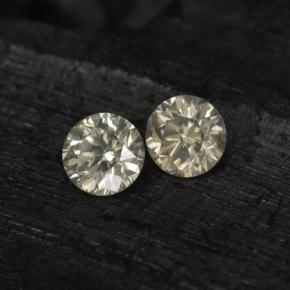 Diamante naturale giallo da 0,23 ct, taglio rotondo, VS-SI