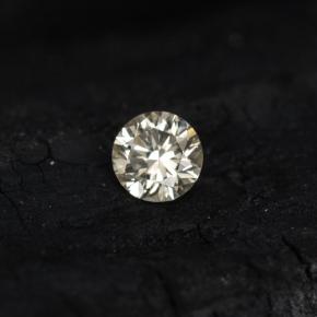 Diamante naturale incolore da 0,08 ct, taglio rotondo, VS-SI