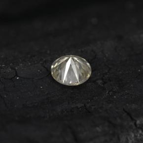 Diamante naturale incolore da 0,08 ct, taglio rotondo, VS-SI