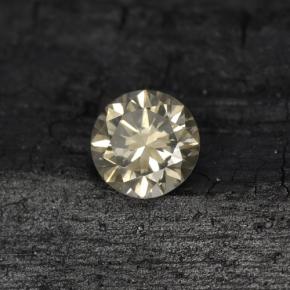 Diamante naturale giallo da 0,20 ct, taglio rotondo, VS-SI