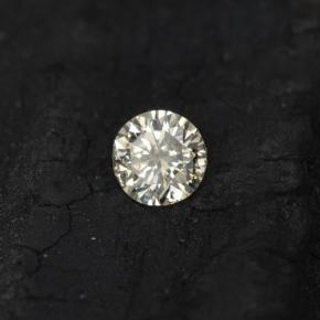 Diamante Bianco naturale da 0.10 ct, Taglio rotondo, VS-SI