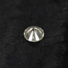 Diamante Bianco naturale da 0.10 ct, Taglio rotondo, VS-SI