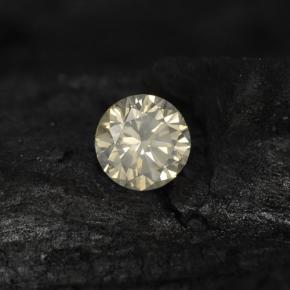 Diamante naturale incolore da 0,13 ct, taglio rotondo, VS-SI