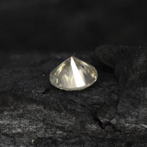 Diamante naturale incolore da 0,13 ct, taglio rotondo, VS-SI