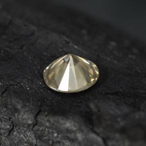 Diamante Champagne chiaro naturale da 0.20 ct, Taglio rotondo, VS-SI