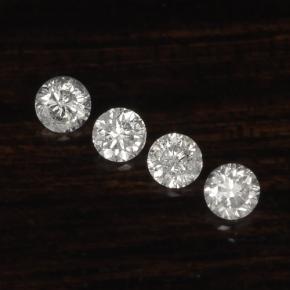 Diamante naturale bianco da  ct, taglio rotondo, VS-SI