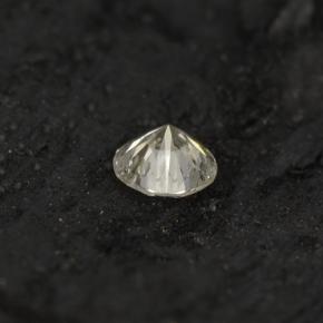 Diamante Giallo chiaro naturale da 0.06 ct, Taglio rotondo, VS-SI