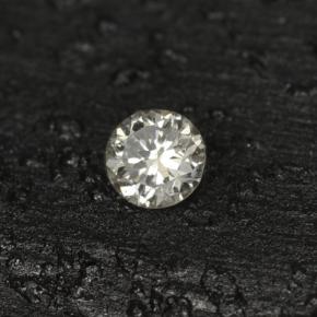 Diamante naturale giallo da 0,04 ct, taglio rotondo, VS-SI