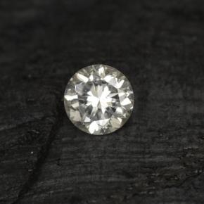 Diamante naturale bianco da 0,07 ct, taglio rotondo, VS-SI