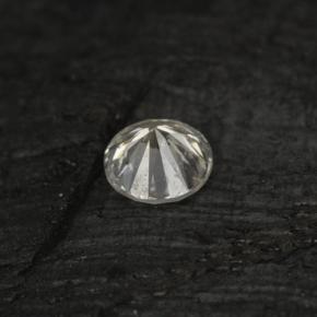 Diamante naturale bianco da 0,07 ct, taglio rotondo, VS-SI