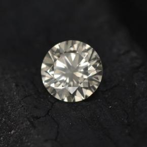 Diamante naturale giallo da 0,20 ct, taglio rotondo, VS-SI