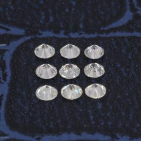 Gemme di Diamante Bianco naturale da 0.10 ct, Taglio rotondo, VS-SI