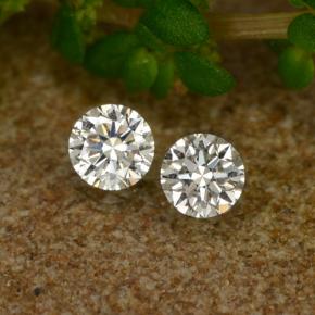 Diamante naturale bianco da 0,06 ct, taglio rotondo, VS-SI