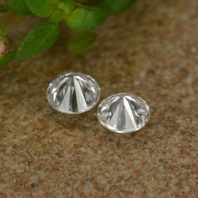 Diamante naturale bianco da 0,06 ct, taglio rotondo, VS-SI