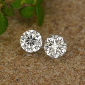 Diamante naturale bianco da 0,06 ct, taglio rotondo, VS-SI