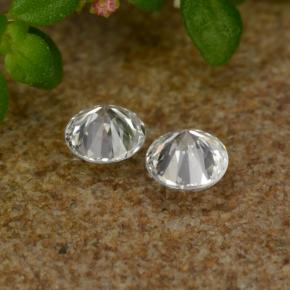 Diamante naturale bianco da 0,06 ct, taglio rotondo, VS-SI