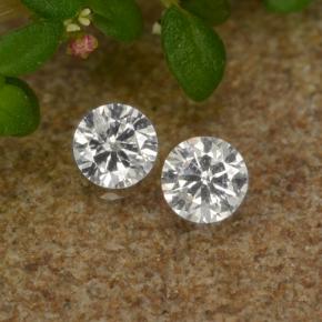 Diamante naturale bianco da 0,06 ct, taglio rotondo, VS-SI