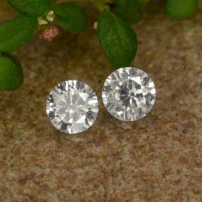 Diamante naturale bianco da 0,06 ct, taglio rotondo, VS-SI