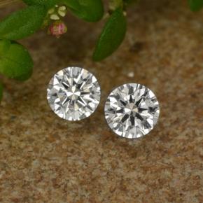 Diamante naturale bianco da 0,06 ct, taglio rotondo, VS-SI