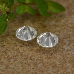 Diamante naturale bianco da 0,06 ct, taglio rotondo, VS-SI