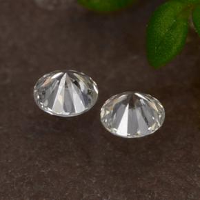 Diamante naturale bianco da 0,06 ct, taglio rotondo, VS-SI