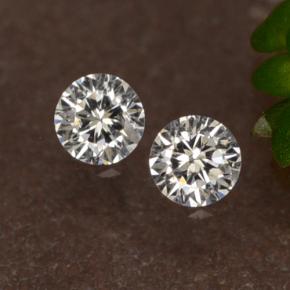 Diamante naturale bianco da 0,05 ct, taglio rotondo, VS-SI