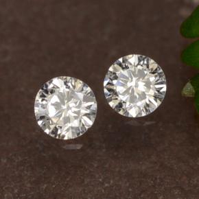 Diamante naturale bianco da 0,05 ct, taglio rotondo, VS-SI