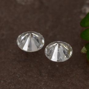 Diamante naturale bianco da 0,05 ct, taglio rotondo, VS-SI