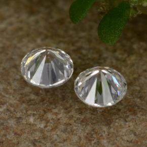 Diamante naturale bianco da 0,07 ct, taglio rotondo, VS-SI