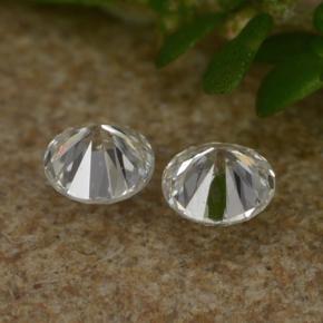 Diamante naturale bianco da 0,07 ct, taglio rotondo, VS-SI