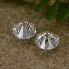 Gemme di Diamante Bianco naturale da 0.07 ct, Taglio rotondo, VS-SI