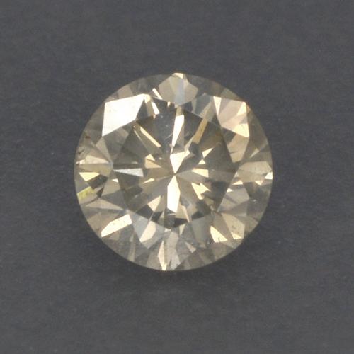Diamante Marrone medio naturale da 0.13 ct, Taglio rotondo, VS