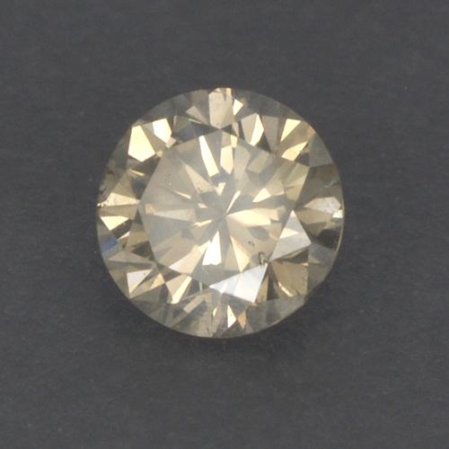 Diamante Marrone medio naturale da 0.13 ct, Taglio rotondo, VS