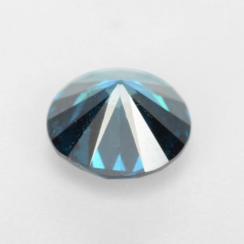 Diamante naturale blu da 0,42 ct, taglio rotondo, VS-SI