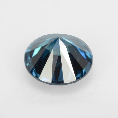 Diamante Blu London naturale da 0.35 ct, Taglio rotondo, VS-SI