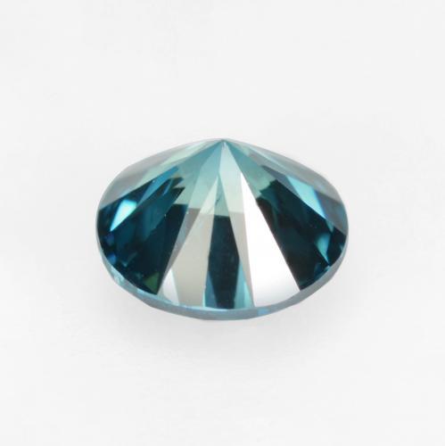 Diamante Blu elettrico naturale da 0.37 ct, Taglio rotondo, VS