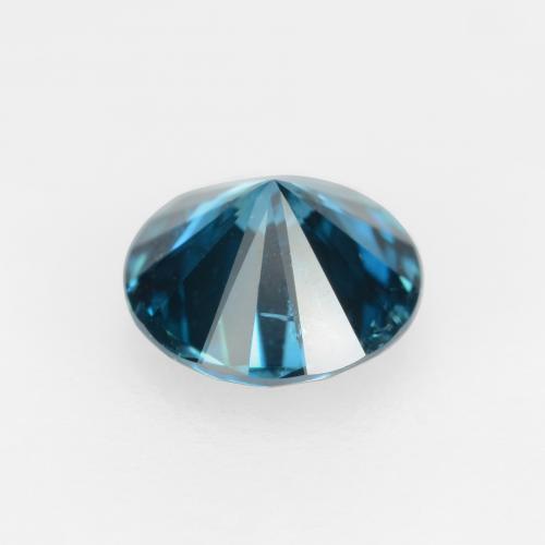 Diamante naturale blu da 0,28 ct, taglio rotondo, VS-SI