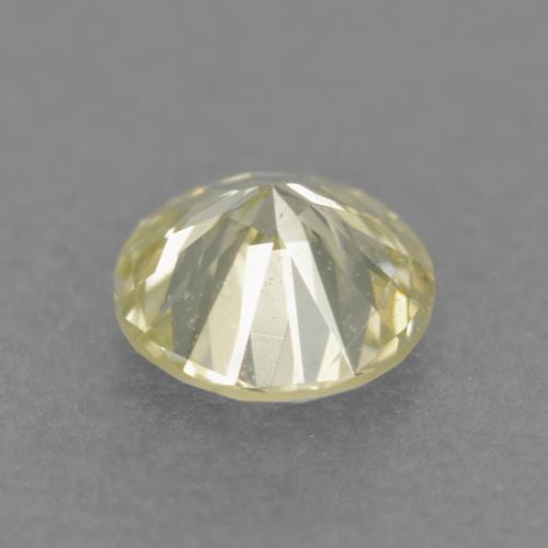 Diamante naturale giallo da 0,23 ct, taglio rotondo, VS