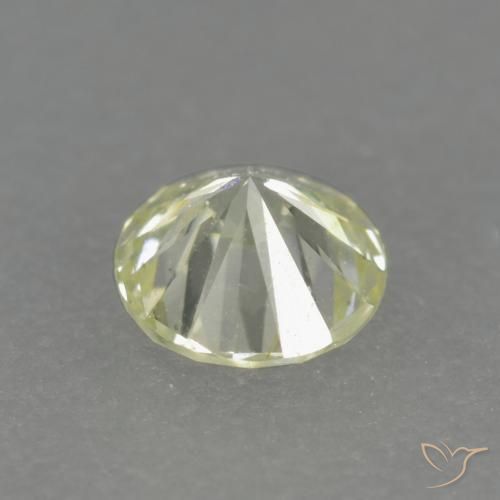Diamante naturale giallo da 0,15 ct, taglio rotondo, VS