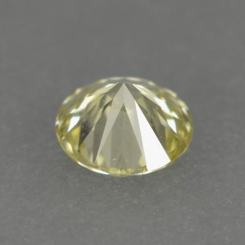 Diamante Limone giallo naturale da 0.15 ct, Taglio rotondo, VVS-VS