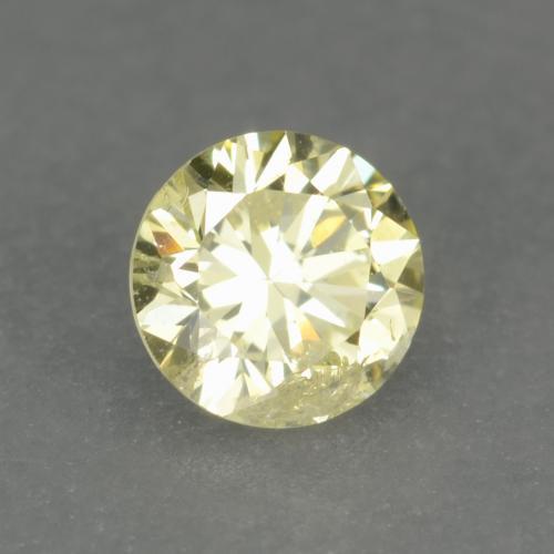 Diamante naturale giallo da 0,15 ct, taglio rotondo, VS-SI
