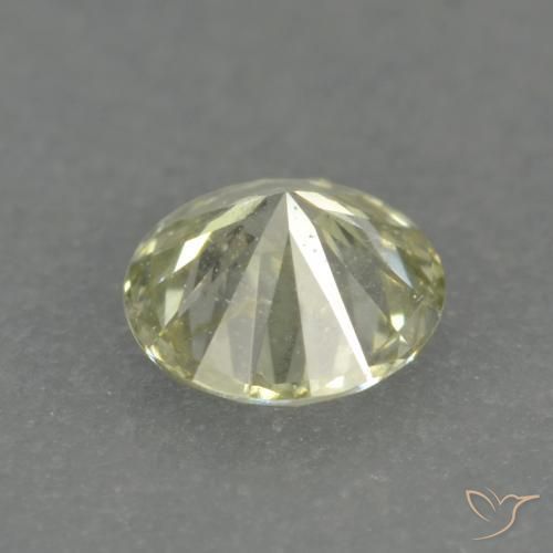 Diamante Limone giallo naturale da 0.17 ct, Rotondo, VS-SI