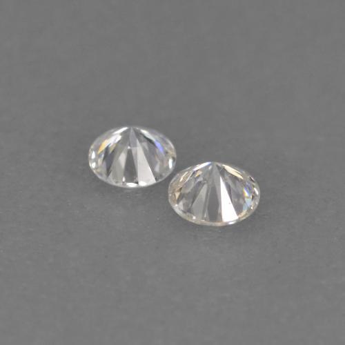 Gemme di Diamante Bianco caldo naturale da 0.03 ct, Taglio rotondo, VVS-VS
