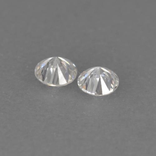 Diamante naturale bianco da 0,02 ct, taglio rotondo, VVS-VS