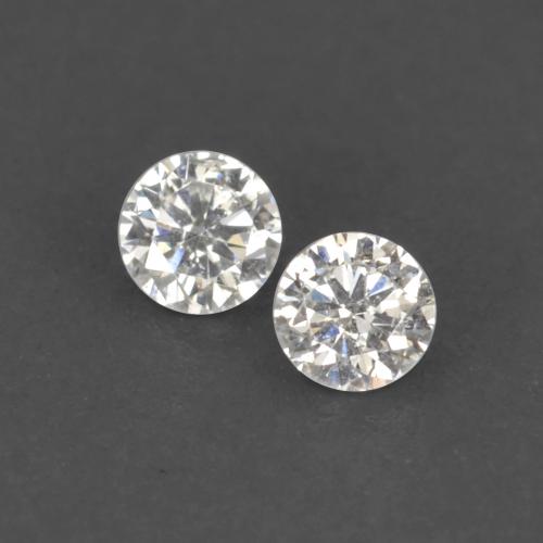Diamante naturale bianco da 0,02 ct, taglio rotondo, VS